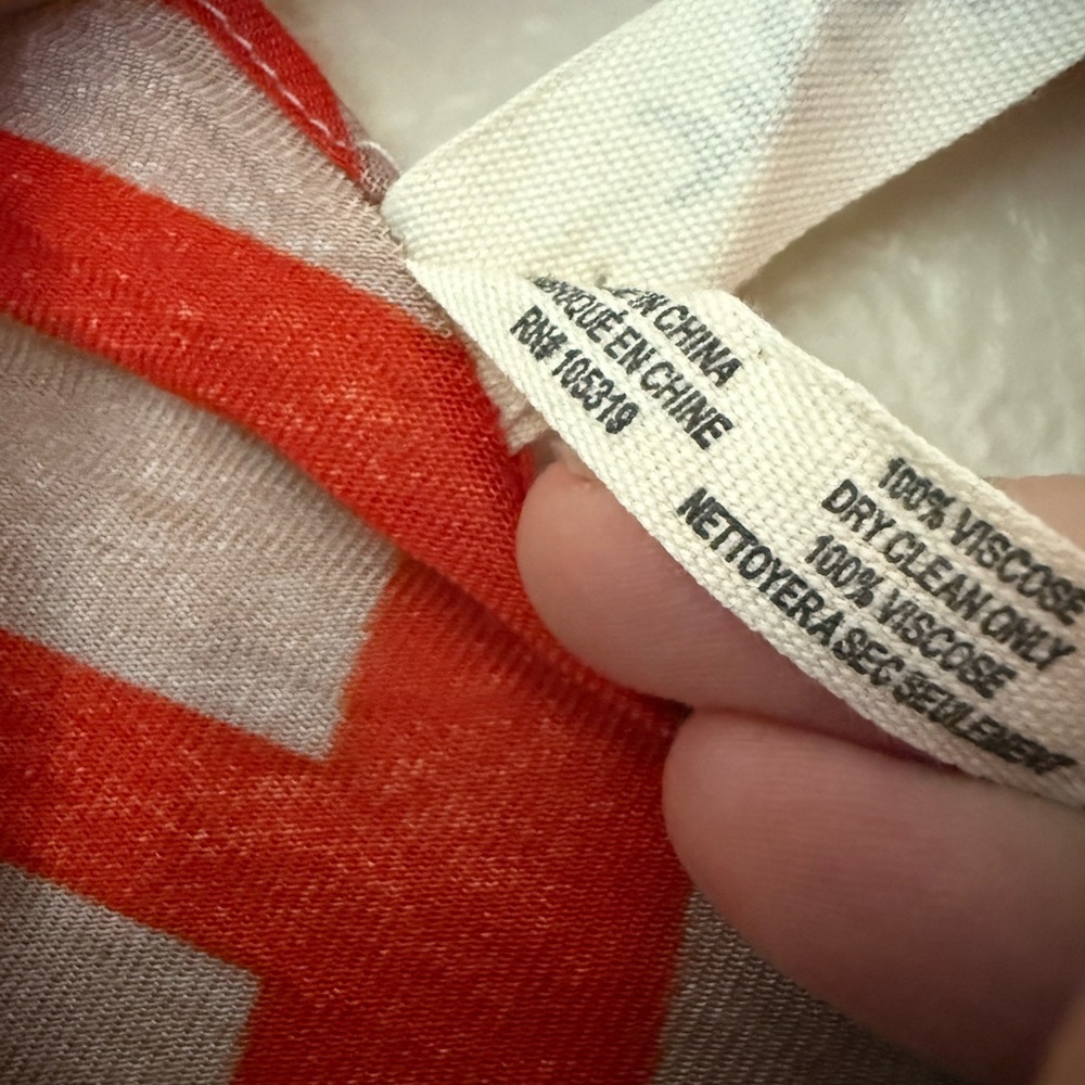 Michael Stars Ruana Striped Multi-use Scarf/Cover-Up - Picture 4 of 5